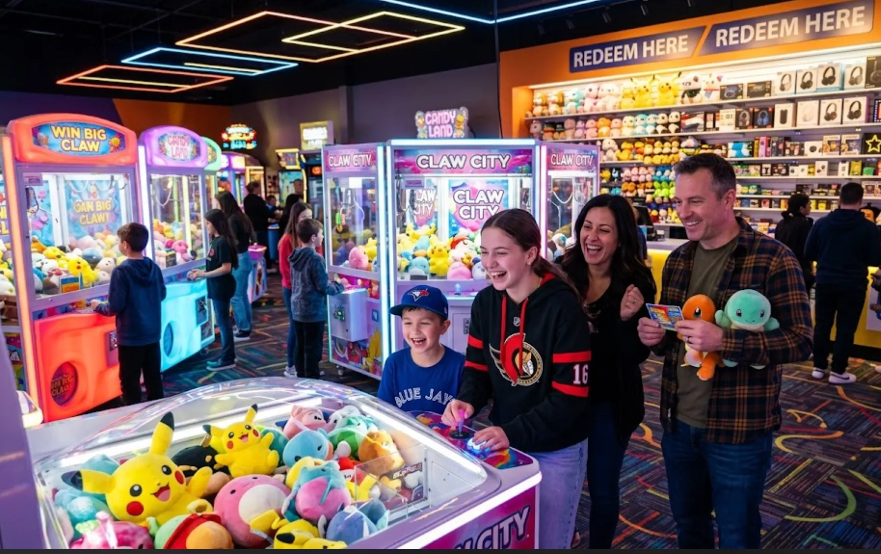 Claw Machine Arcade in Ottawa